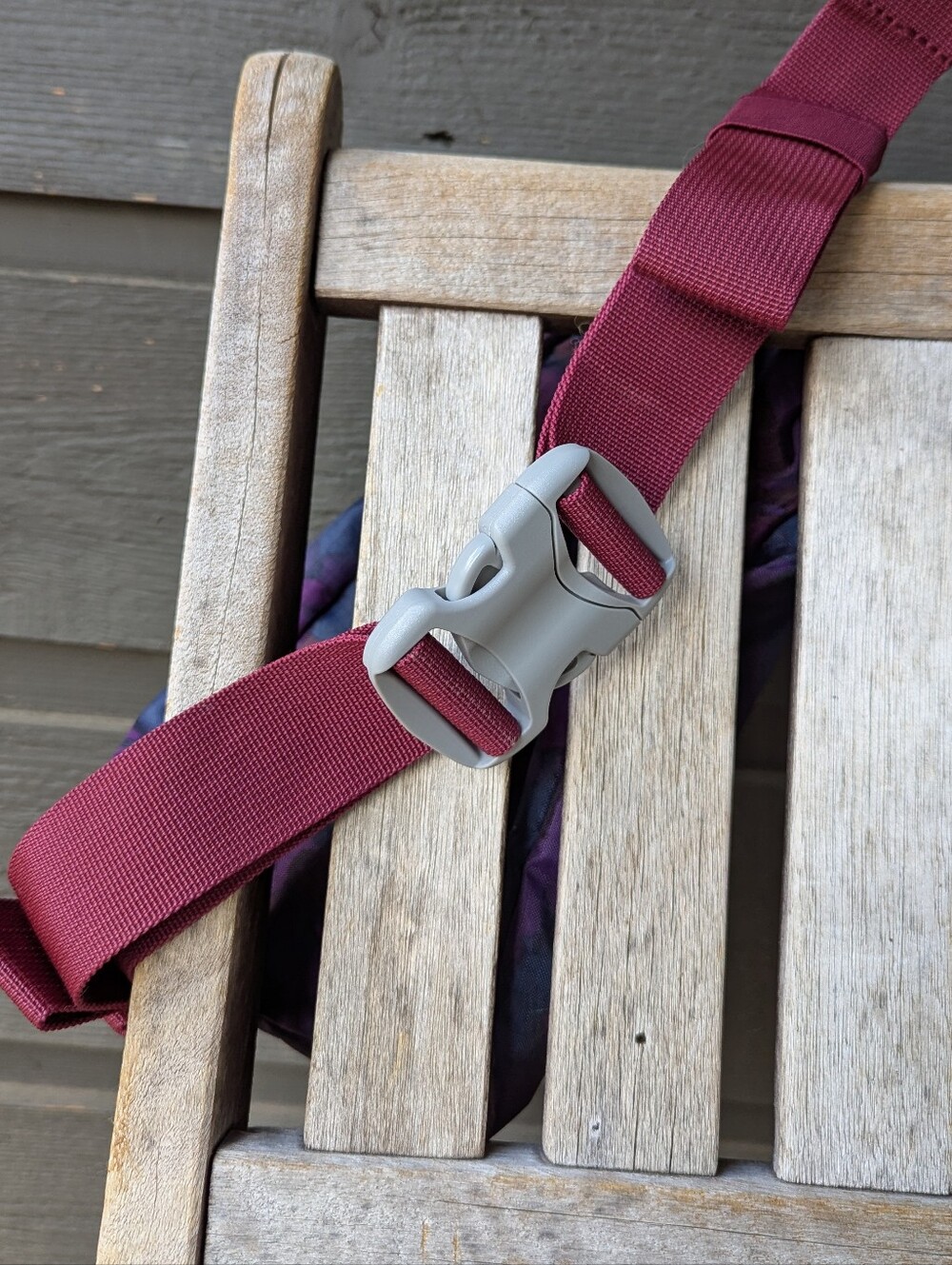 Eddie Bauer Stowaway Convertible Packable Waistpack Cosmos Blue Purple Red - Picture 3 of 7